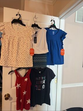 Spotted Zebra, Wonder Nation, Pretty Little Thing, Poof girls bundle; size: L